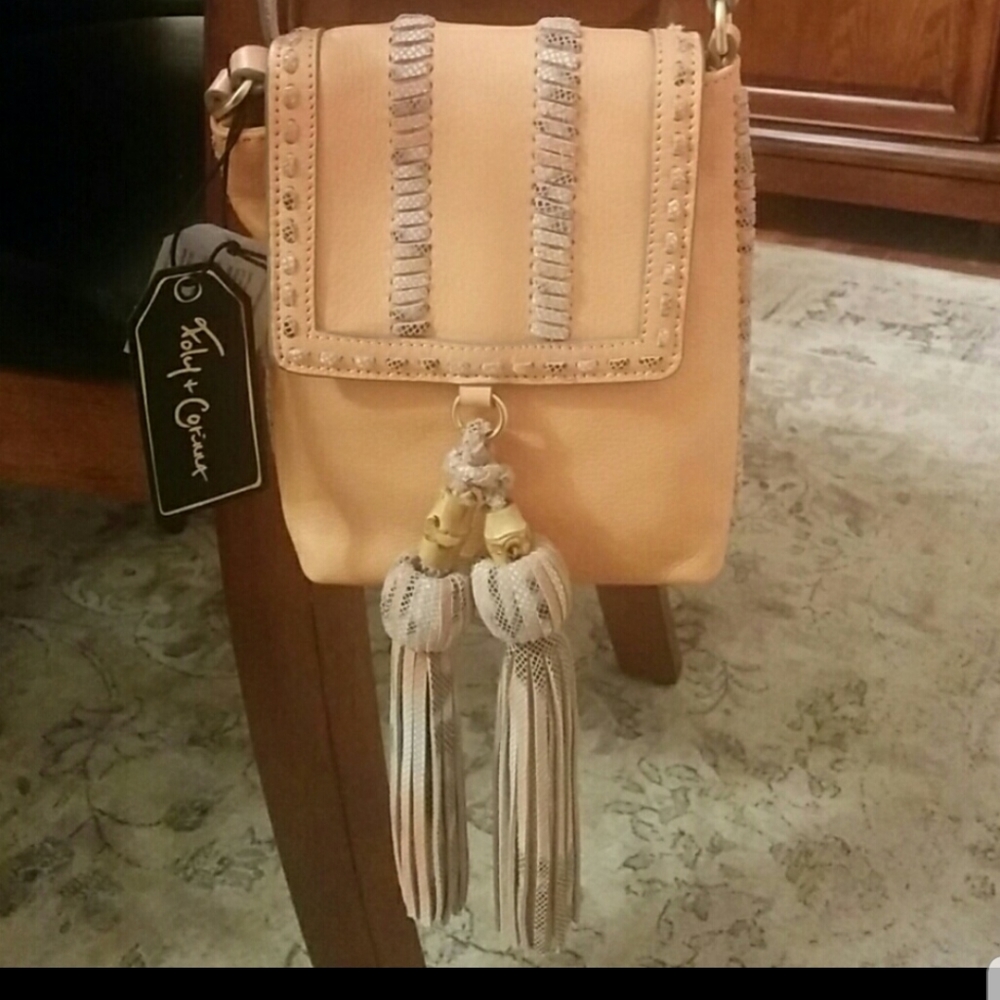 Foley + Corinna Saraby leather bag Nwt